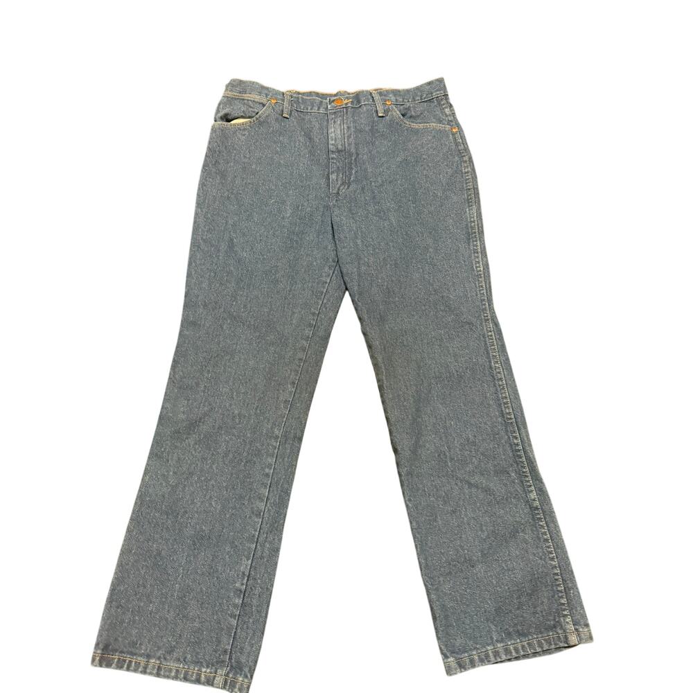 Wrangler Cowboy Cut 936PWD Men's Blue Slim Fit Jeans Size 38x30